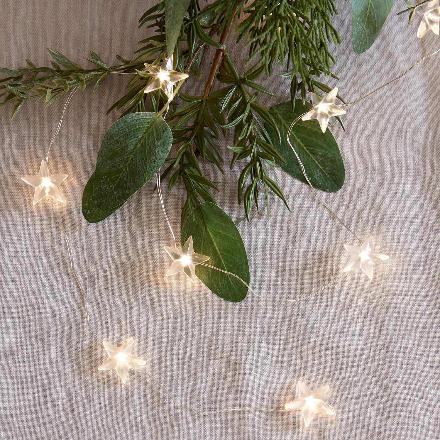 Décorations de Noël Guirlandes lumineuses étoiles