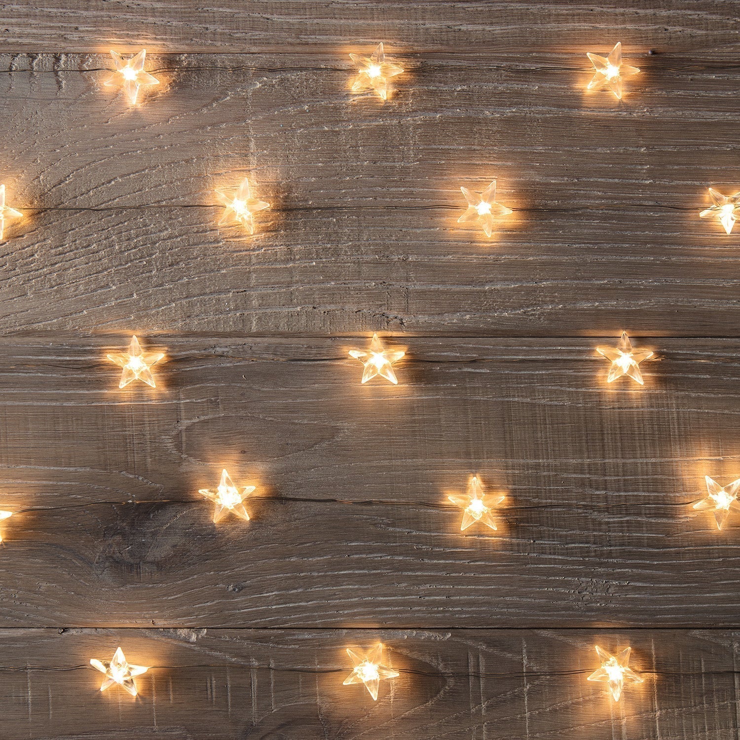 Décorations de Noël Guirlandes lumineuses étoiles