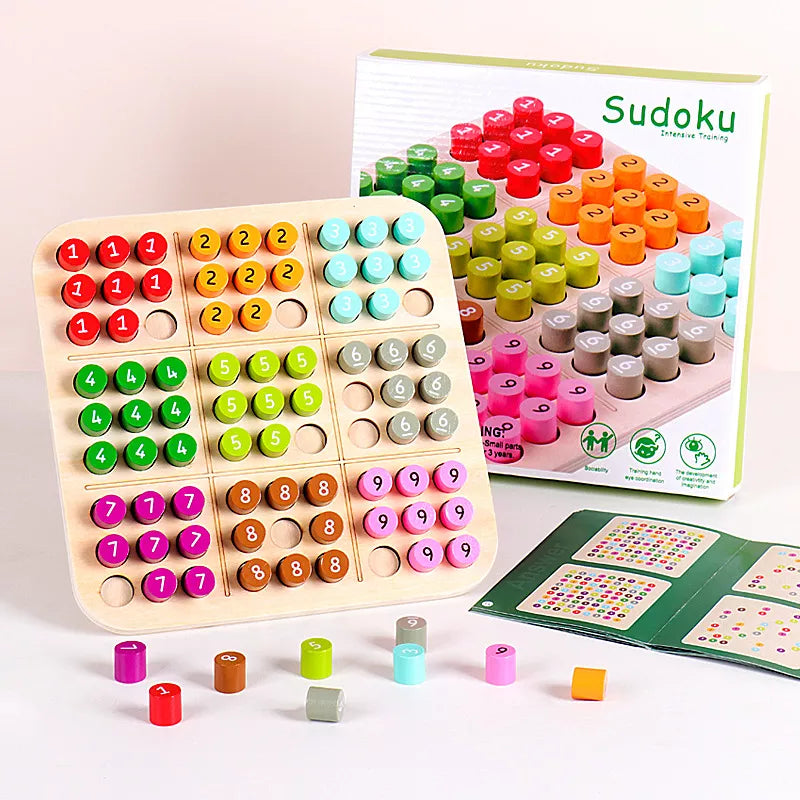 Jeu de société Sudoku 3D unisexe pour le développement cognitif