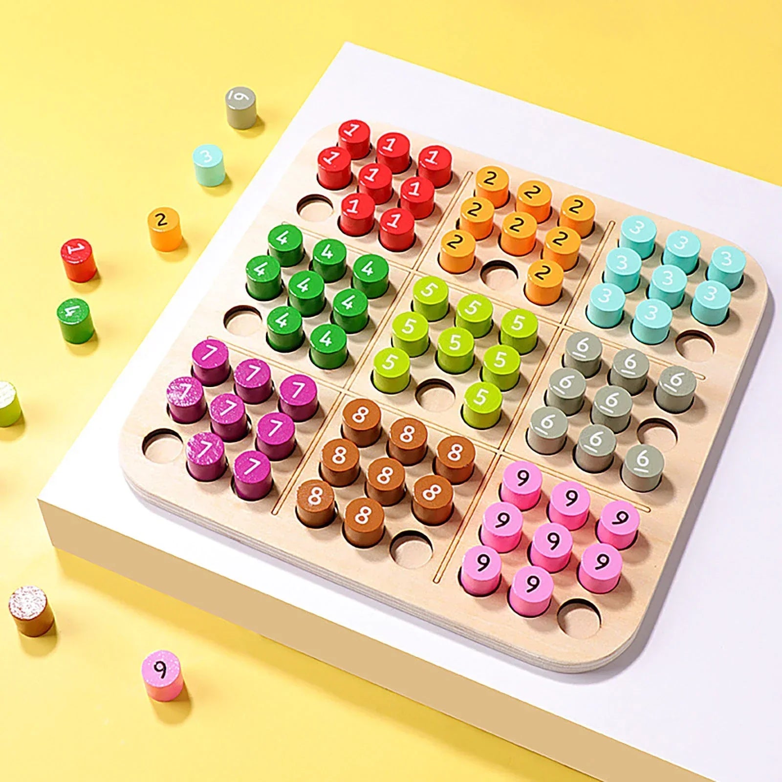 Jeu de société Sudoku 3D unisexe pour le développement cognitif