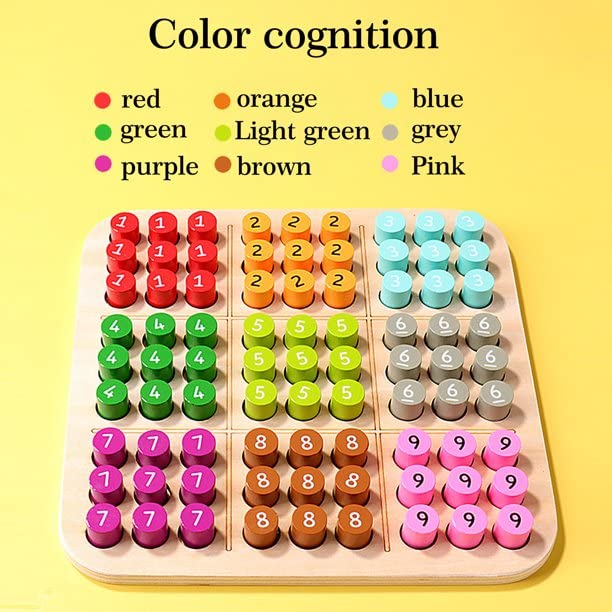 Jeu de société Sudoku 3D unisexe pour le développement cognitif