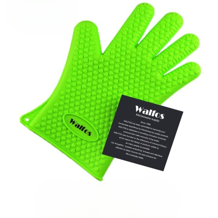 Gants de grillades unisexes résistants à la chaleur pour la cuisine et le barbecue