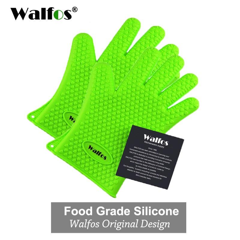 Gants de grillades unisexes résistants à la chaleur pour la cuisine et le barbecue
