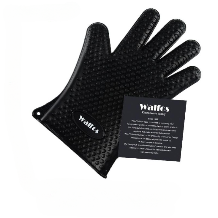 Gants de grillades unisexes résistants à la chaleur pour la cuisine et le barbecue