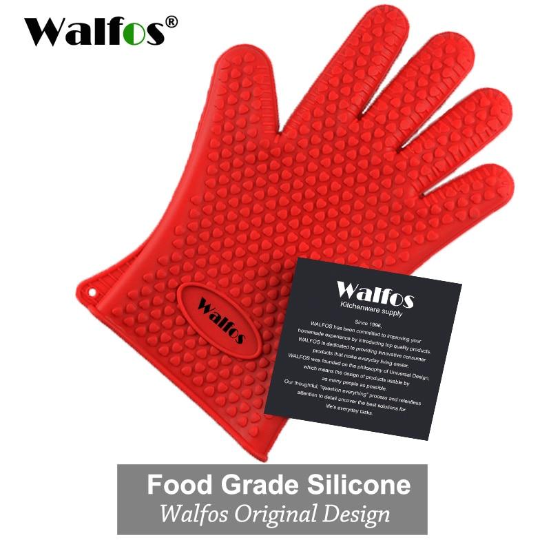 Gants de grillades unisexes résistants à la chaleur pour la cuisine et le barbecue