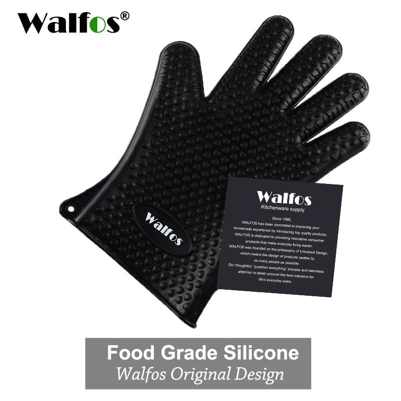 Gants de grillades unisexes résistants à la chaleur pour la cuisine et le barbecue