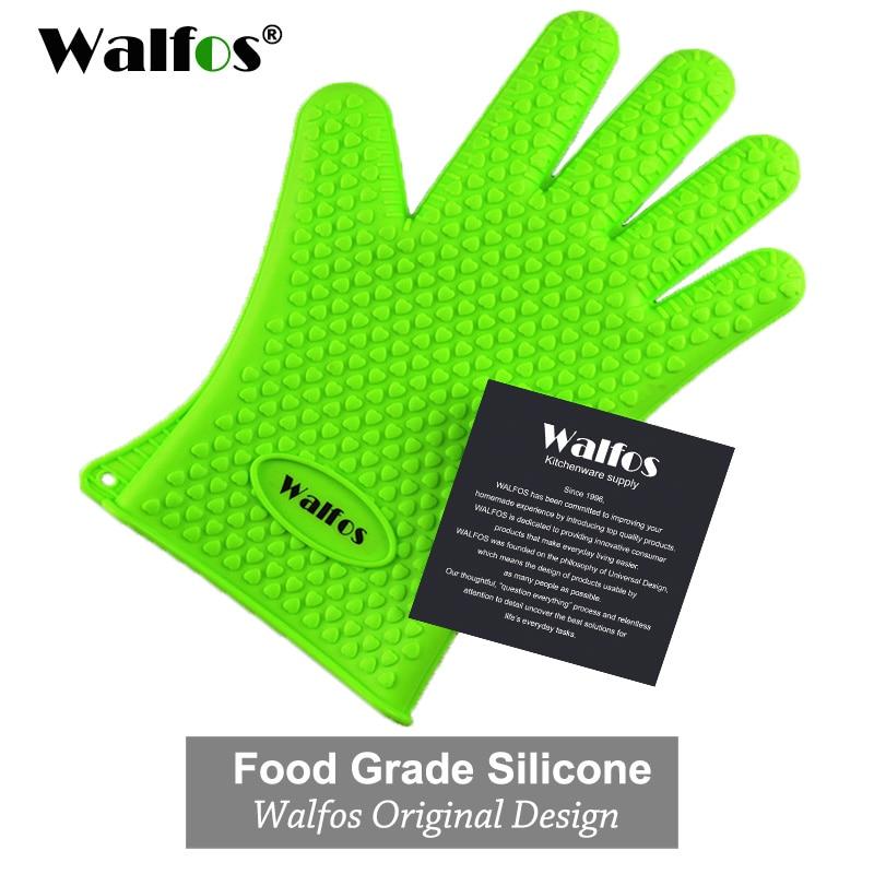 Gants de grillades unisexes résistants à la chaleur pour la cuisine et le barbecue