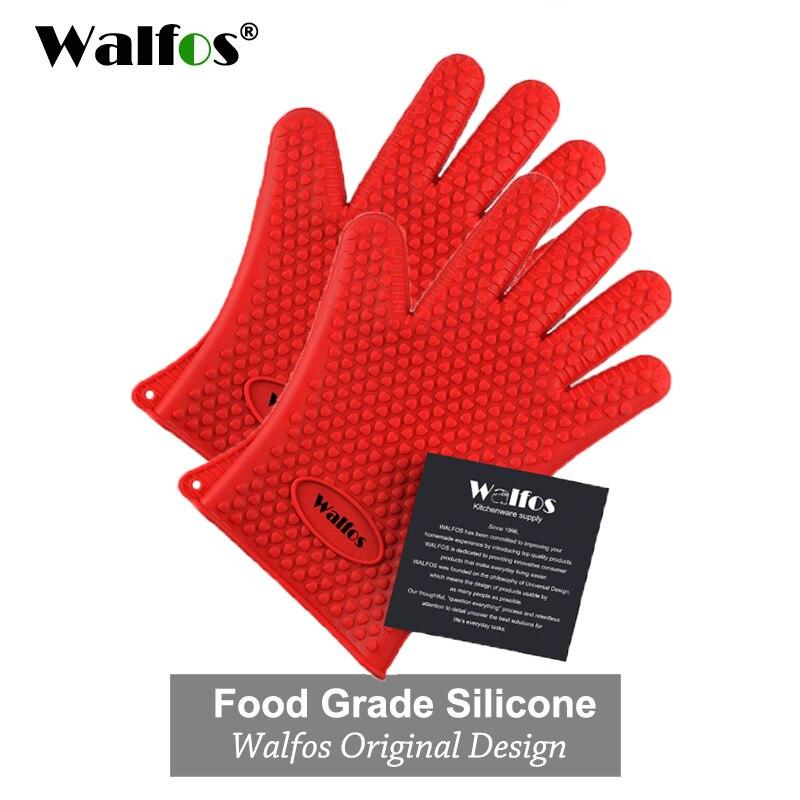 Gants de grillades unisexes résistants à la chaleur pour la cuisine et le barbecue