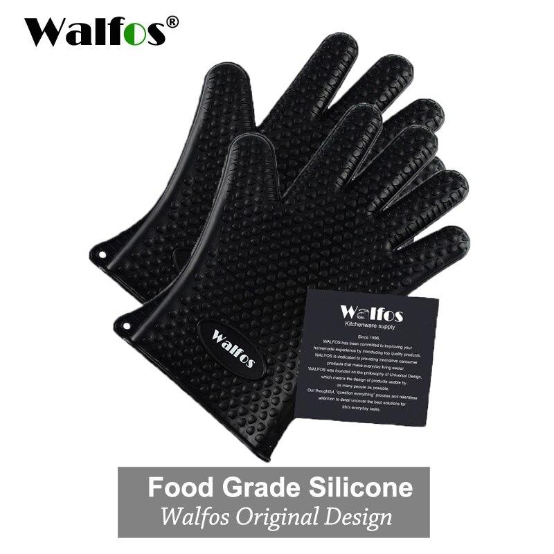 Gants de grillades unisexes résistants à la chaleur pour la cuisine et le barbecue