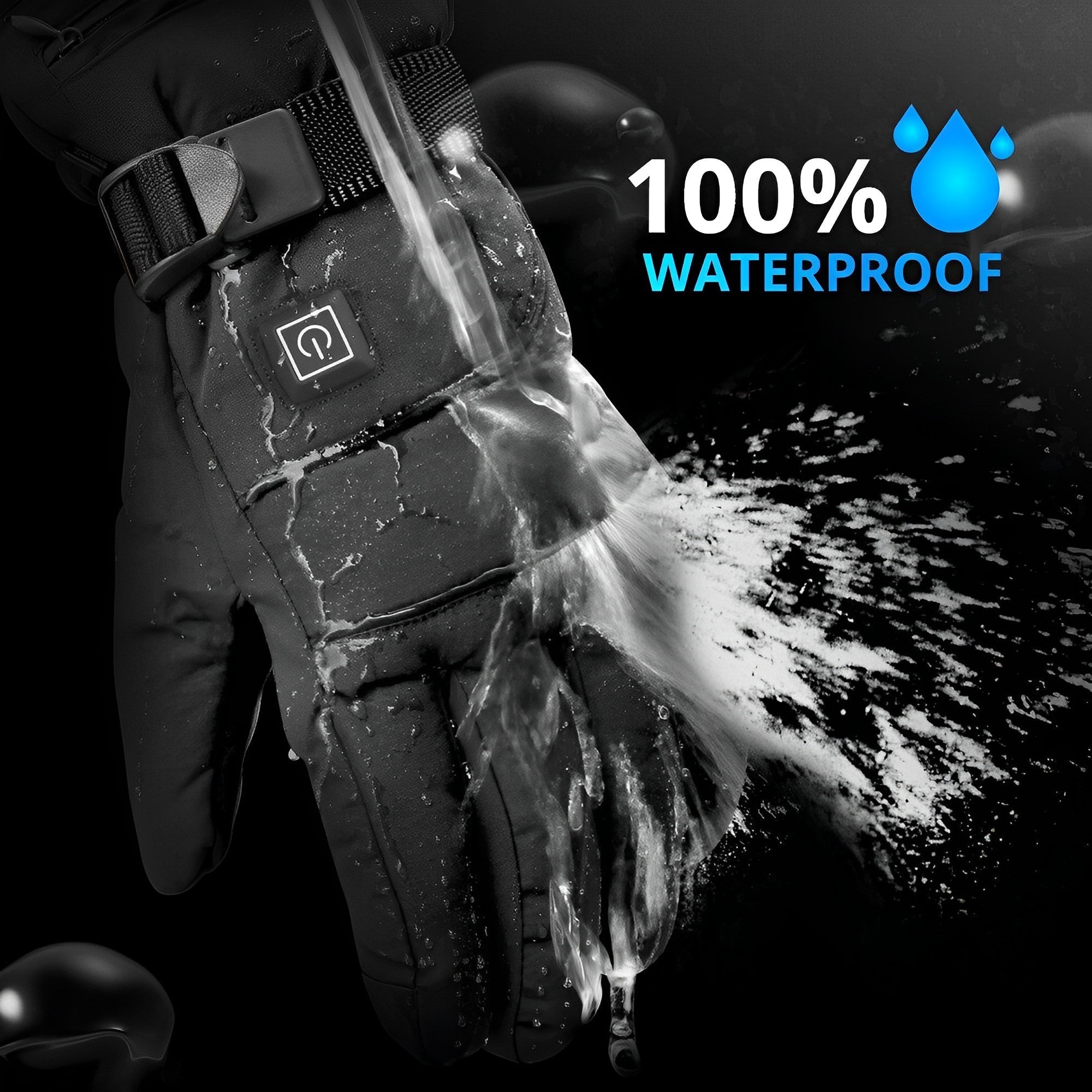 Gants chauffants unisexes rechargeables pour froid extrême