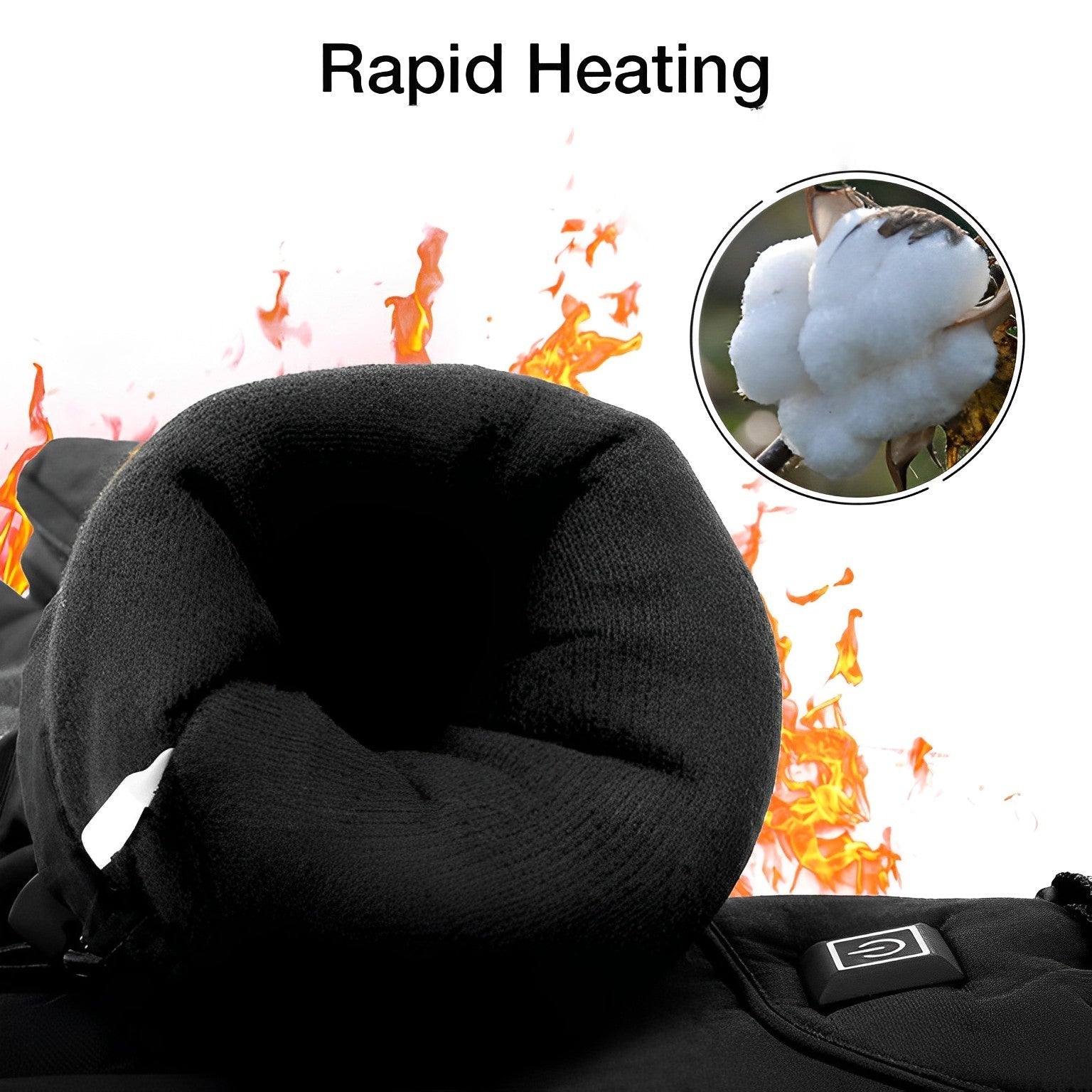 Gants chauffants unisexes rechargeables pour froid extrême