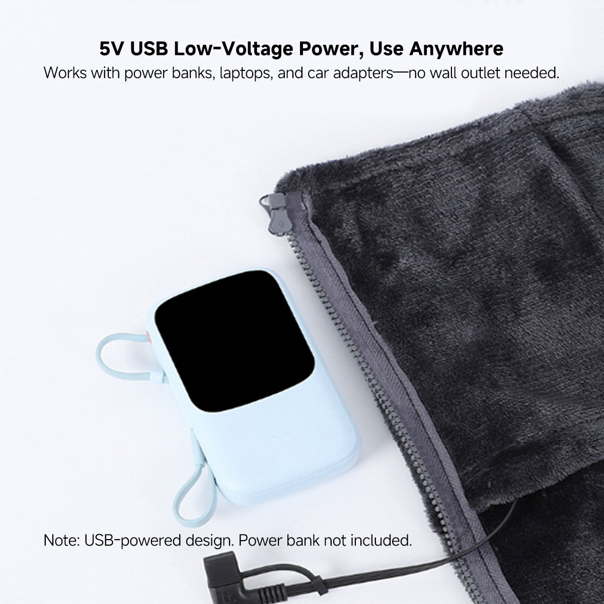 Couverture châle chauffante USB pour la chaleur hivernale