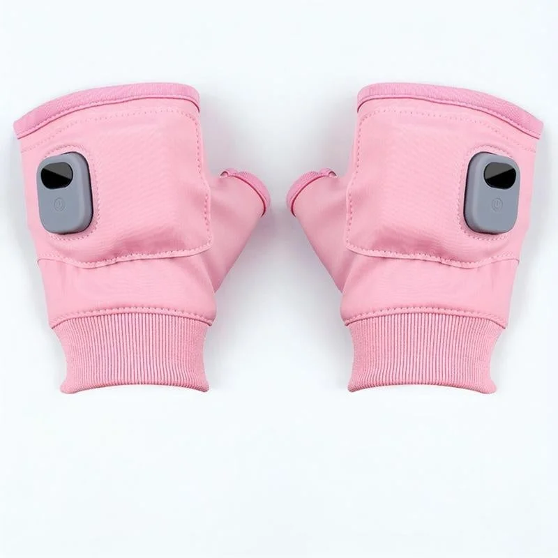 Gants chauffants sans doigts rechargeables USB unisexes
