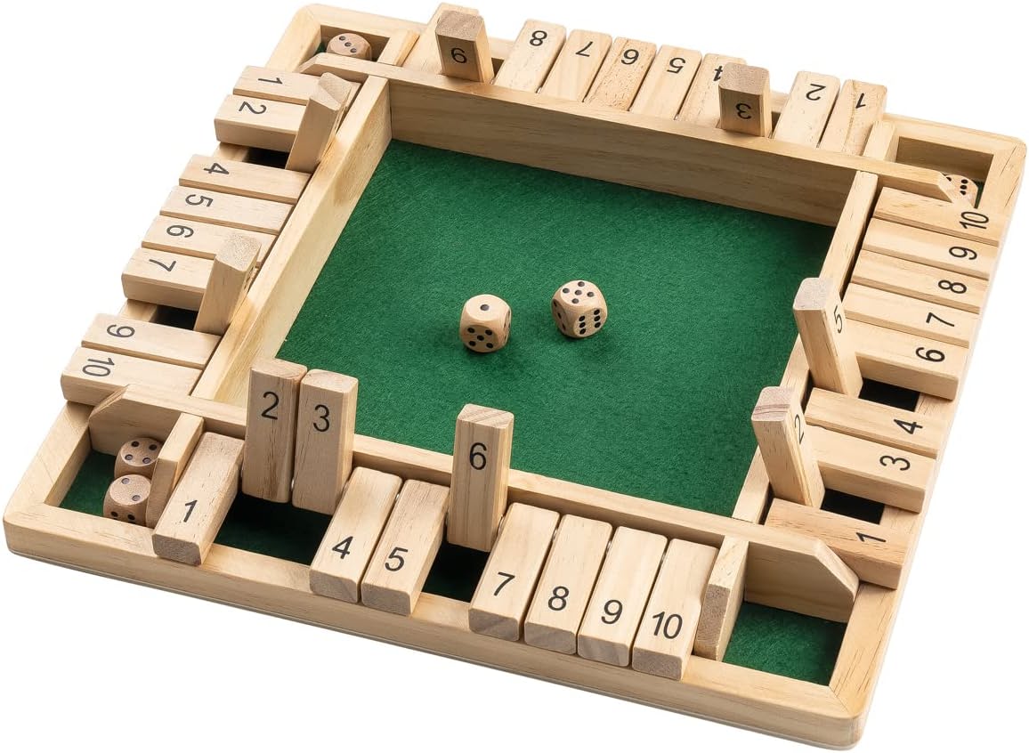 Jeu de société mathématique éducatif en bois unisexe pour enfants et famille