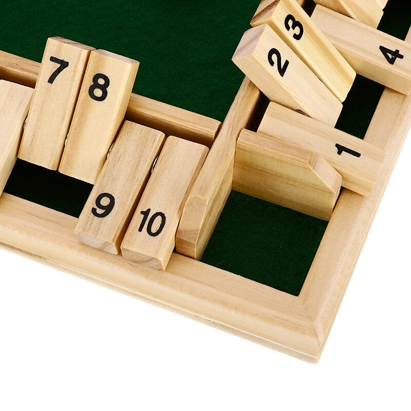Jeu de société mathématique éducatif en bois unisexe pour enfants et famille