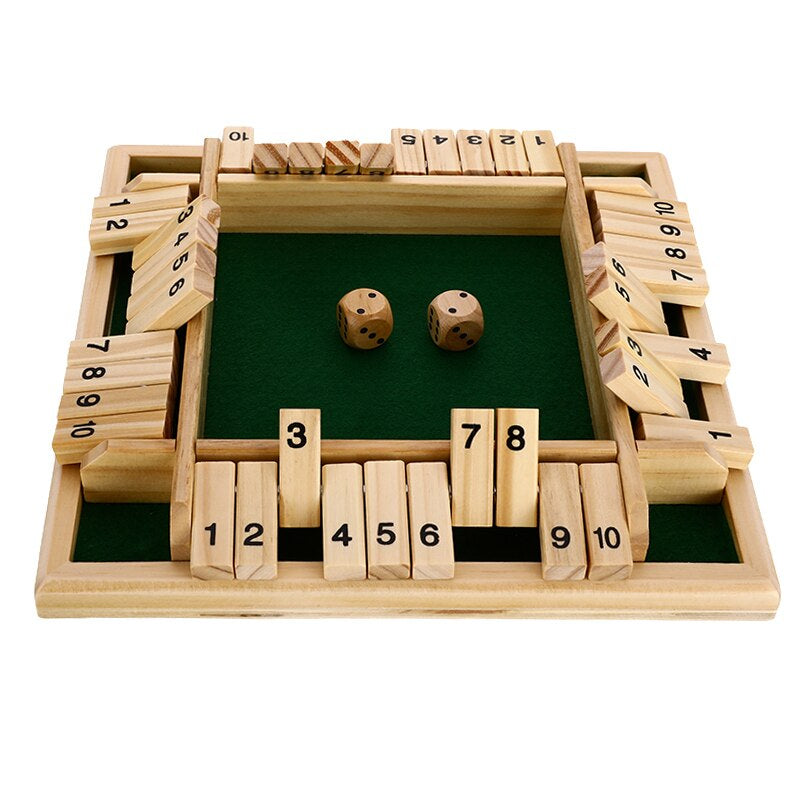 Jeu de société mathématique éducatif en bois unisexe pour enfants et famille