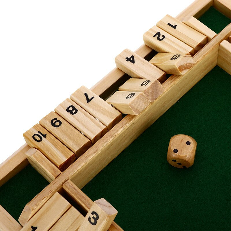 Jeu de société mathématique éducatif en bois unisexe pour enfants et famille