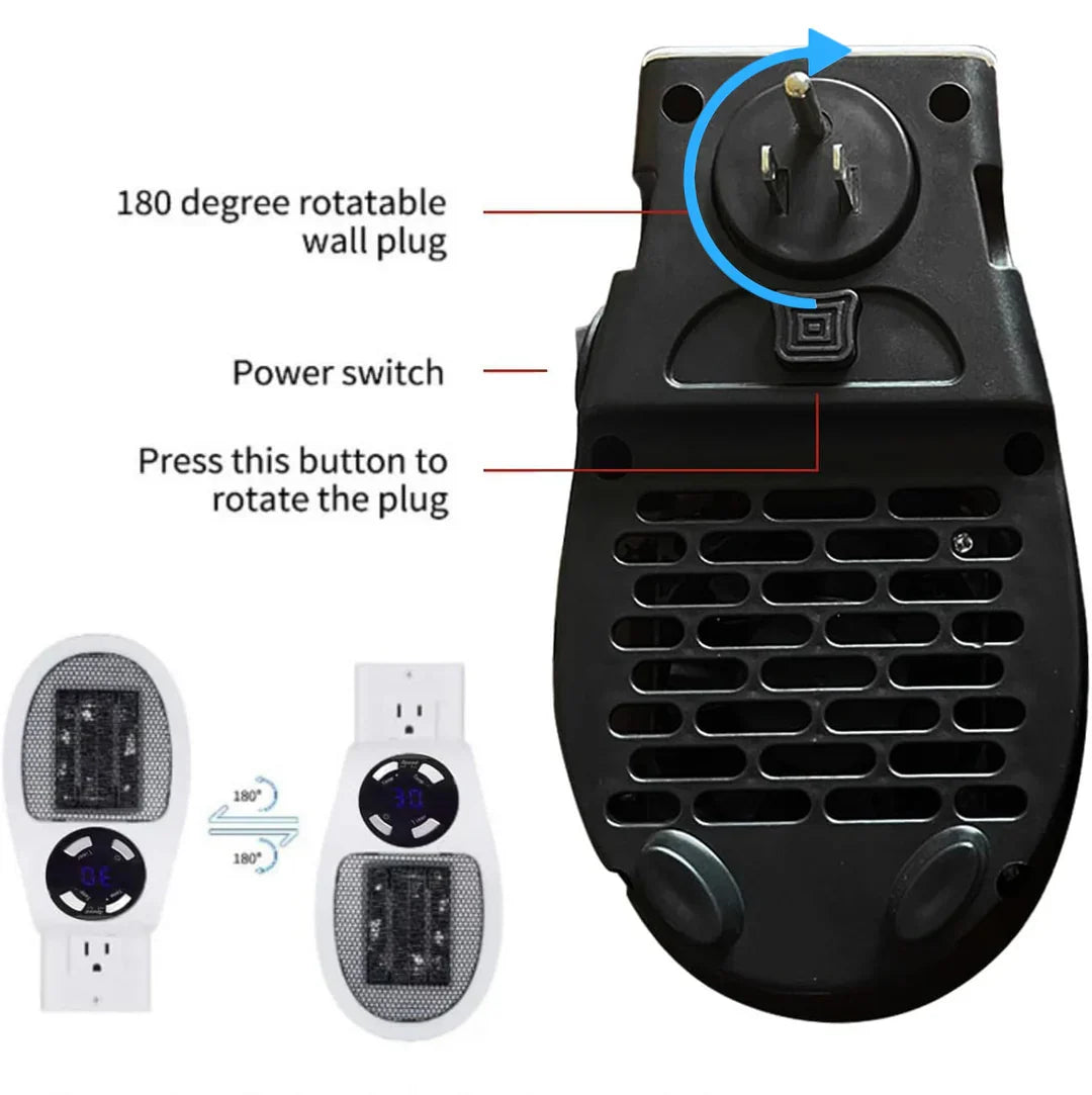 Mini radiateur électrique portable 500 W