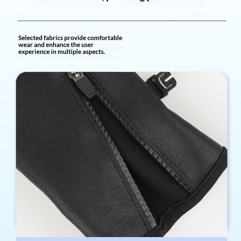 Gants chauffants USB, mitaines avec bouts des doigts pour écran tactile et doublure en polaire imperméables