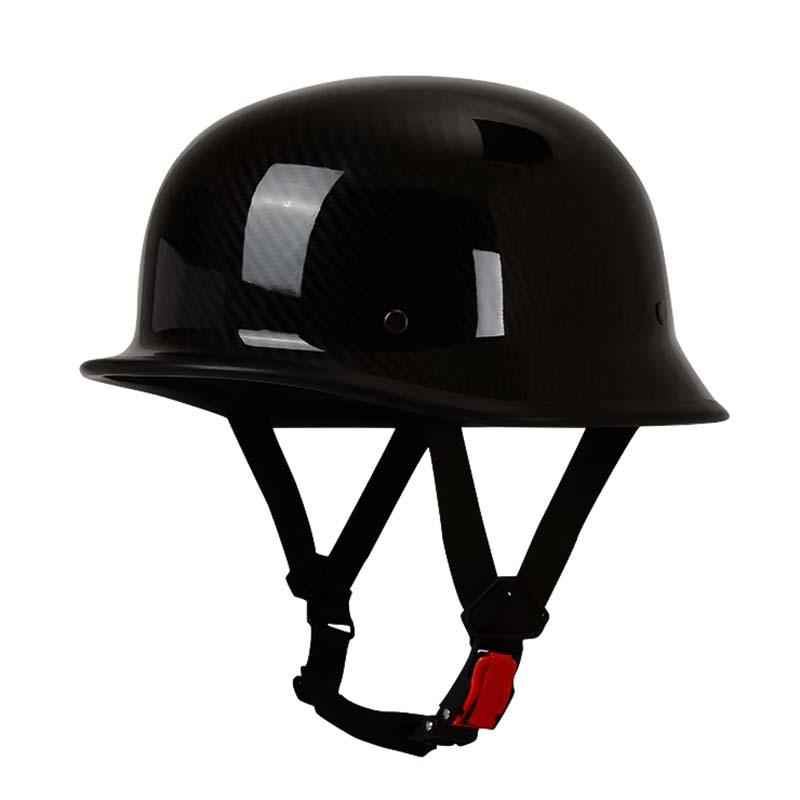 Casque demi-jet Outlaw en noir mat