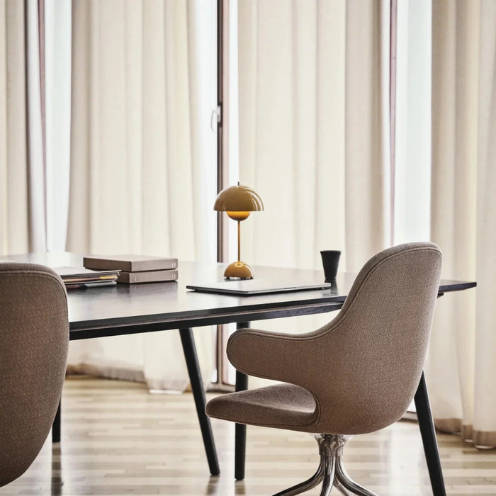 Lampe de table rechargeable sans fil dimmable LED blanc chaud 30 cm - lampe d'ambiance table de chevet et salon