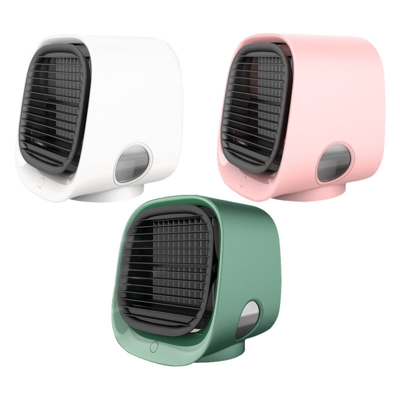 Refroidisseur d'air compact et humidificateur avec alimentation USB et refroidissement silencieux