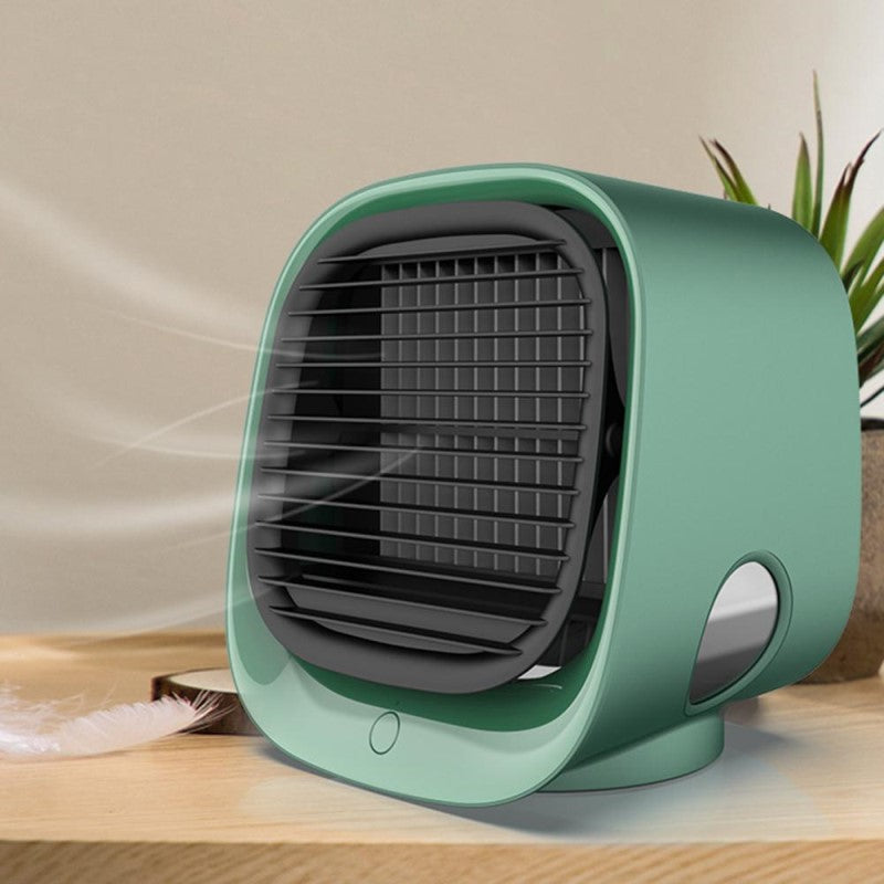 Refroidisseur d'air compact et humidificateur avec alimentation USB et refroidissement silencieux