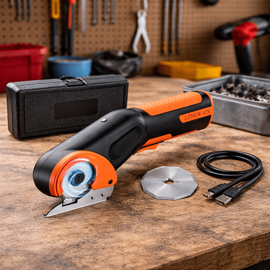 Cutter électrique sans fil de précision | Outil de découpe portable pour le tissu, le carton et divers matériaux