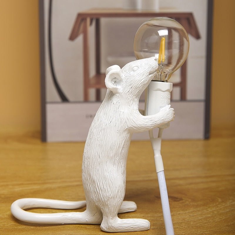 Lampe de bureau LED souris vintage