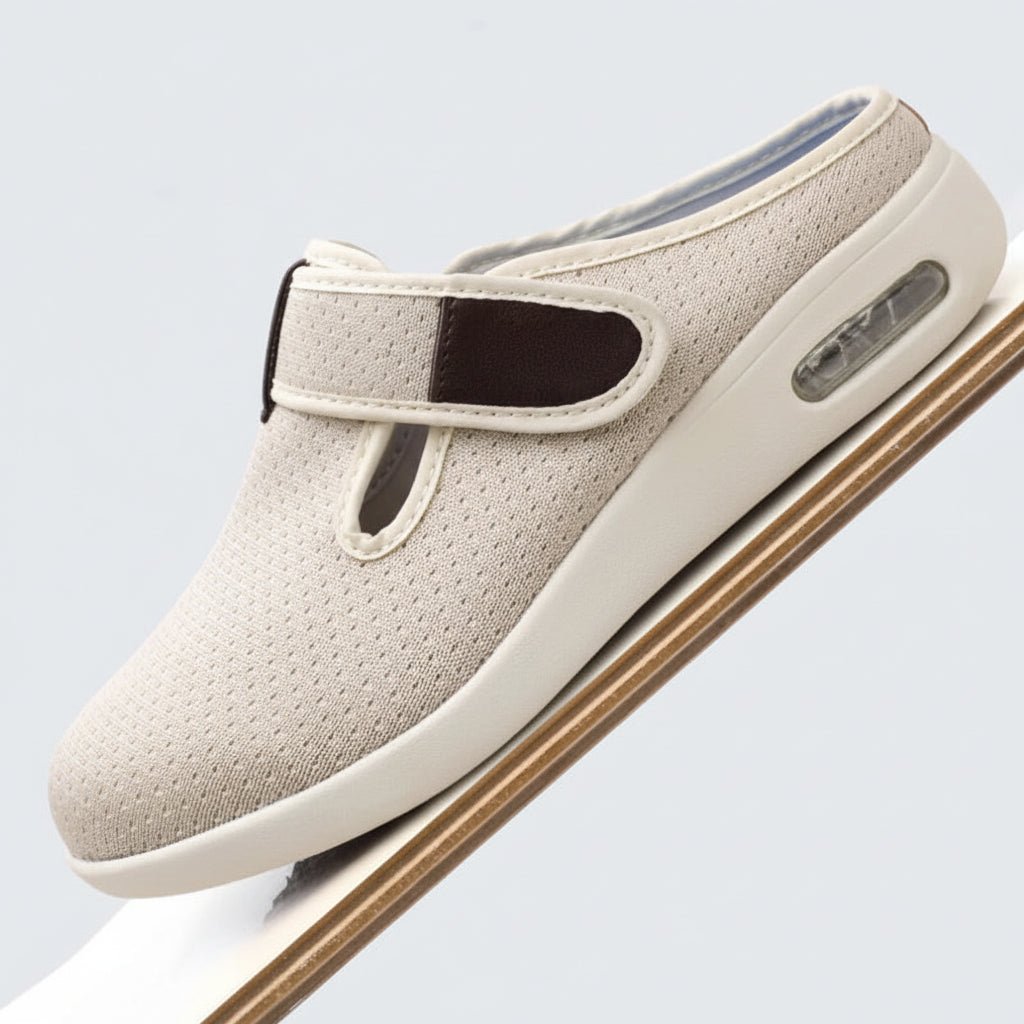 Chaussons de soutien ajustables conçus pour les personnes âgées, sécurité et stabilité lors des mouvements quotidiens