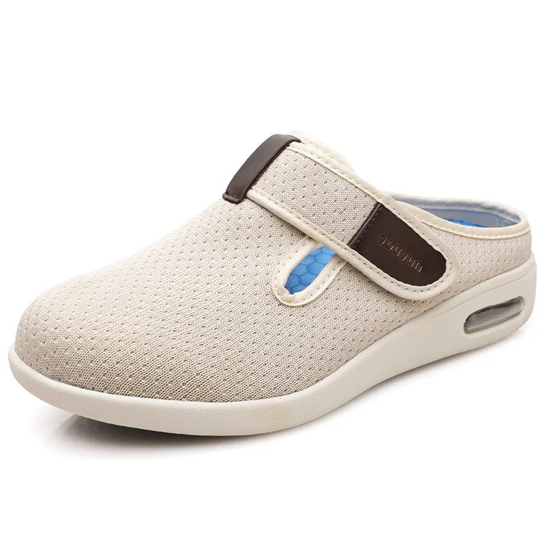 Chaussons de soutien ajustables conçus pour les personnes âgées, sécurité et stabilité lors des mouvements quotidiens