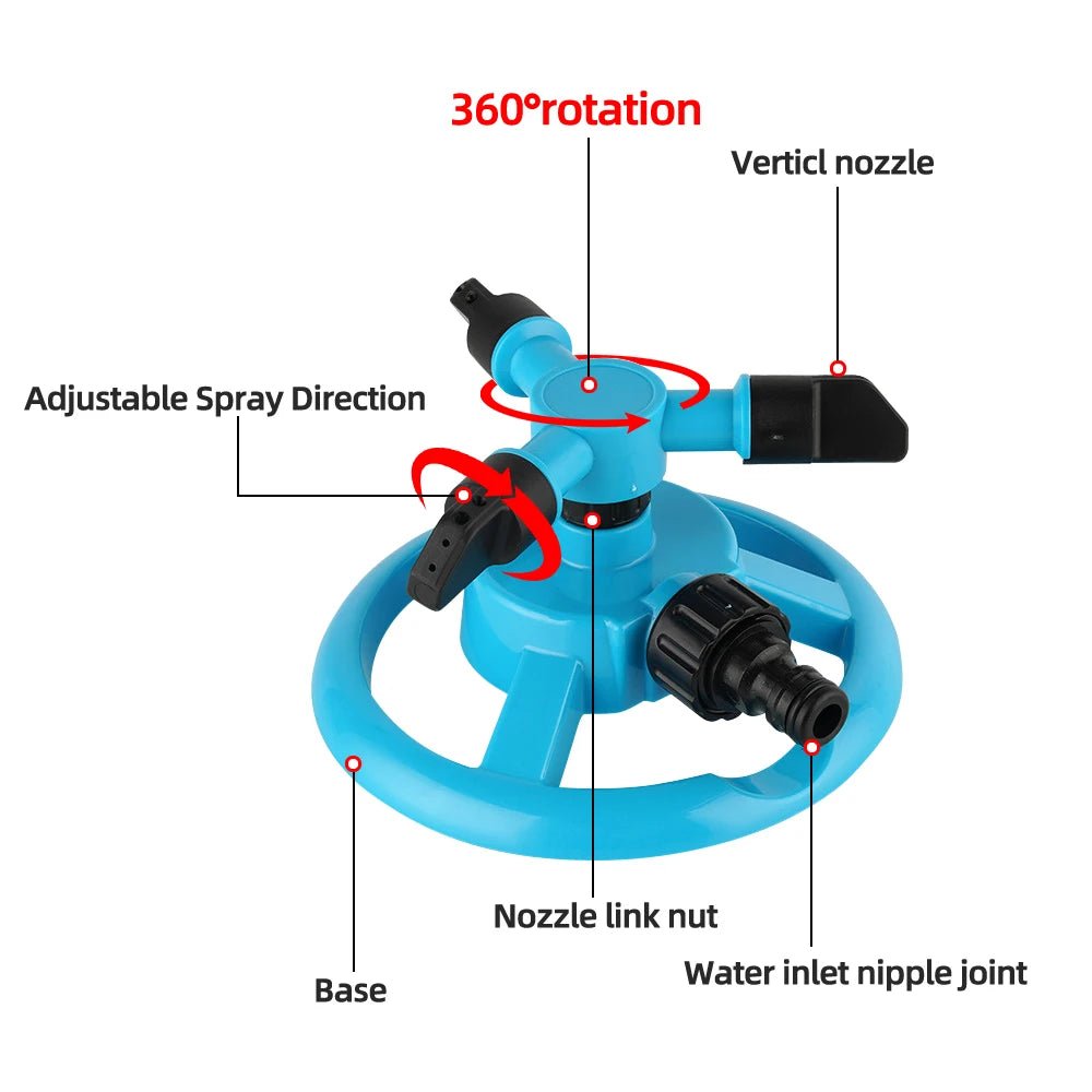 Buse automatique à 360° pour un arrosage fiable des plantes