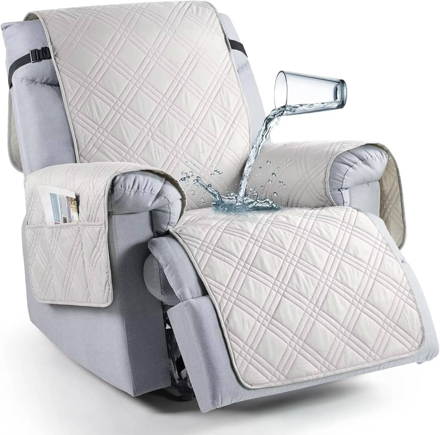 Housse de chaise inclinable imperméable unisexe pour la protection des meubles