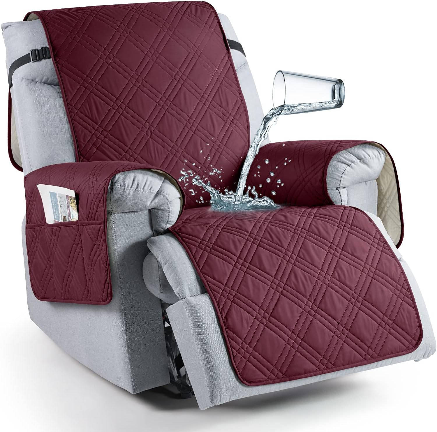 Housse de chaise inclinable imperméable unisexe pour la protection des meubles