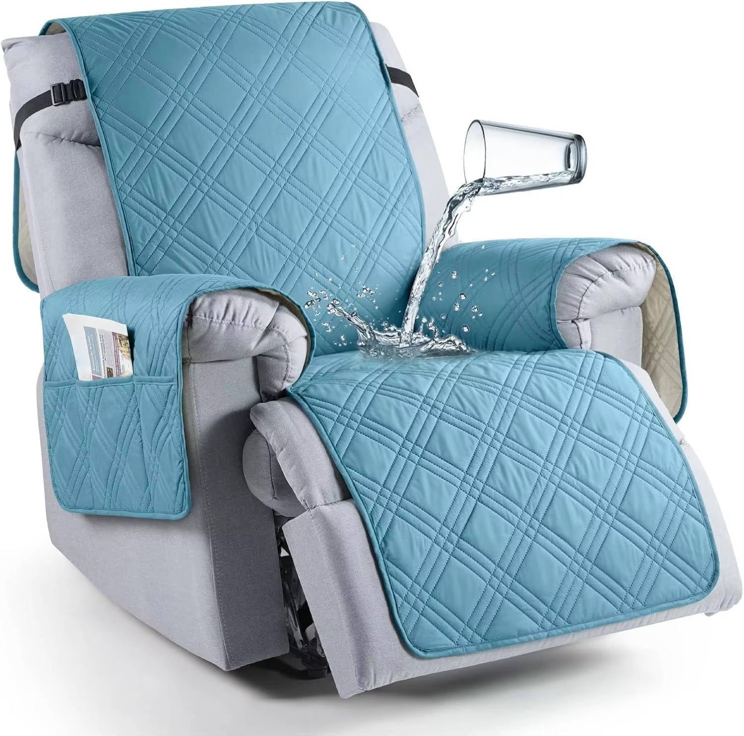 Housse de chaise inclinable imperméable unisexe pour la protection des meubles