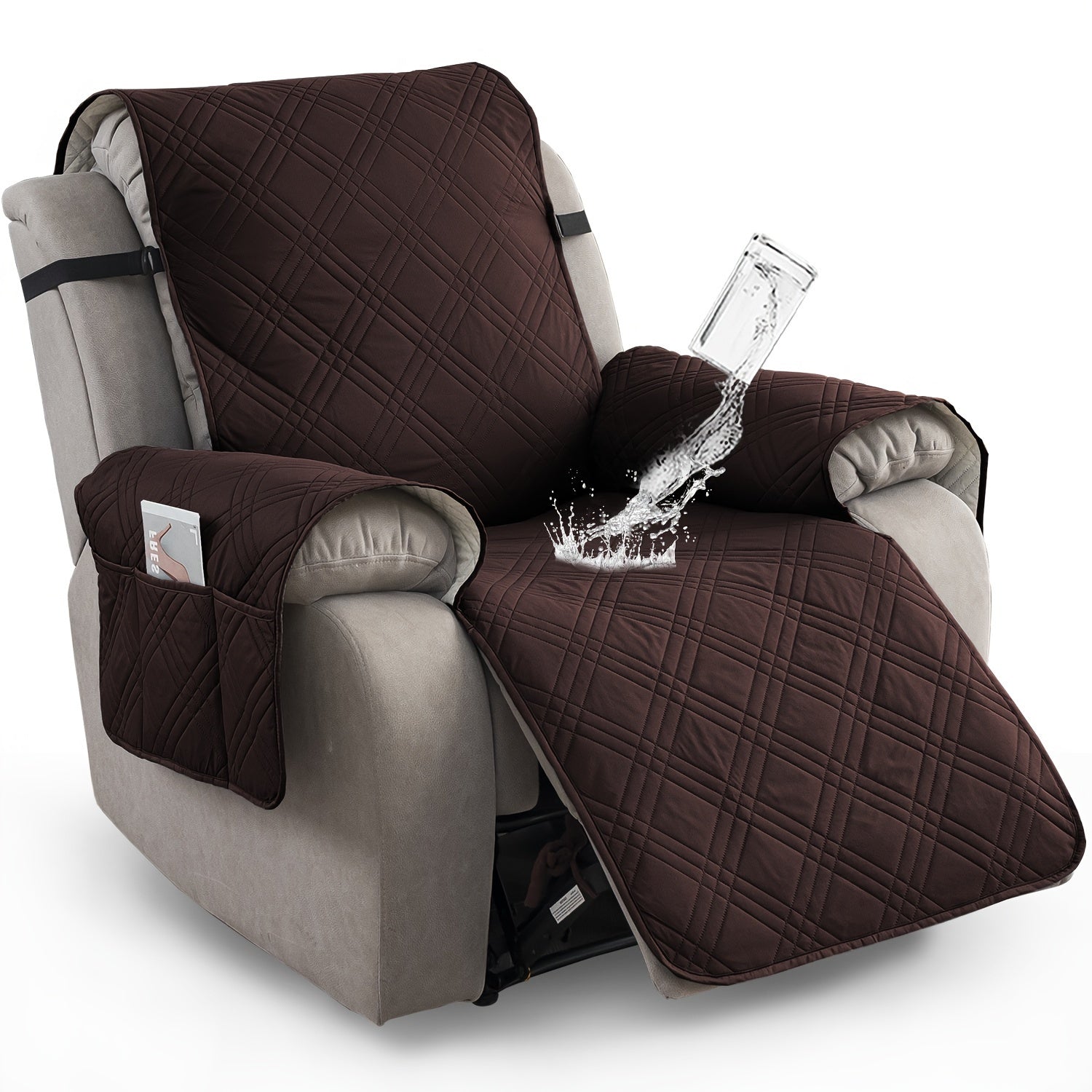 Housse de fauteuil inclinable universelle – Protecteur de meubles imperméable