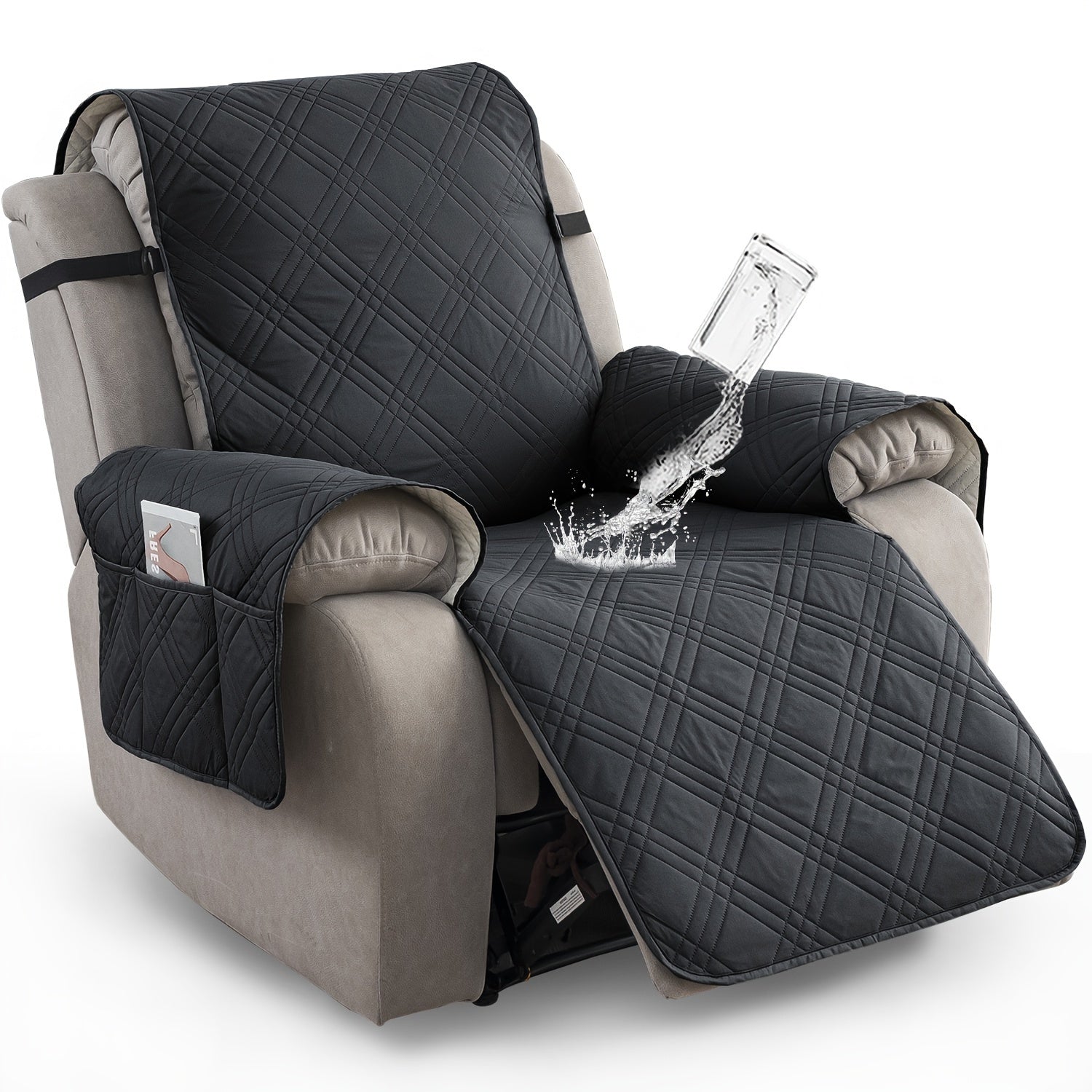 Housse de fauteuil inclinable universelle – Protecteur de meubles imperméable
