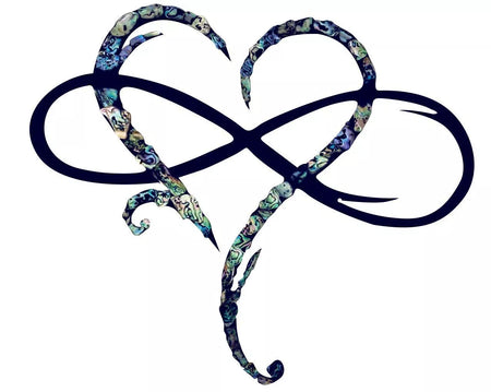Porterclo | Décoration murale coeur infini