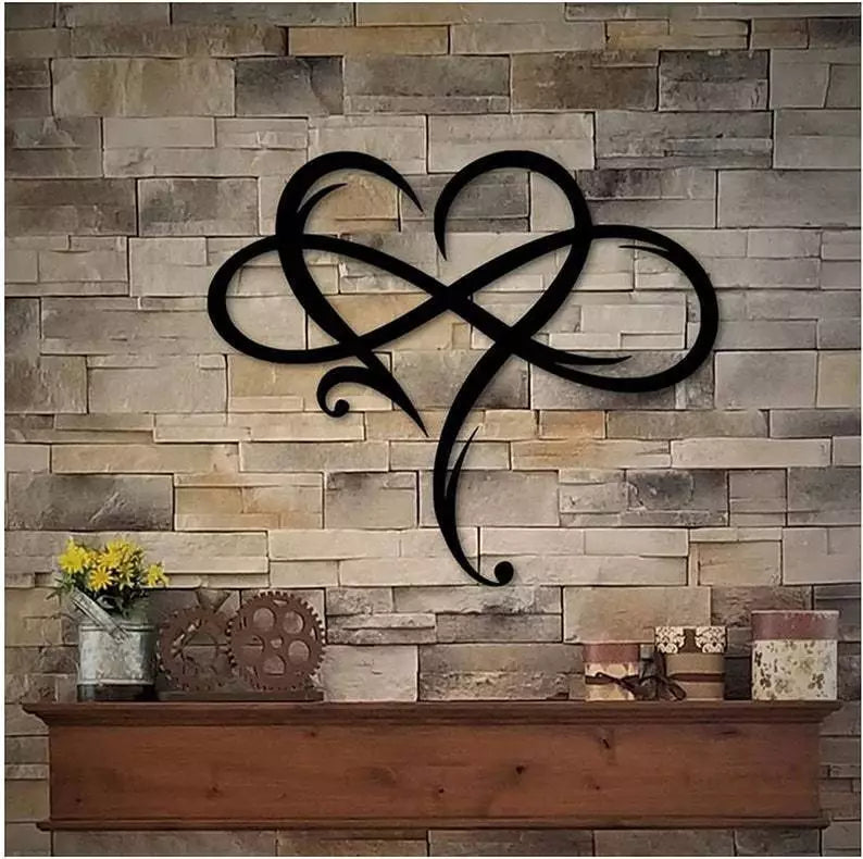 Porterclo | Décoration murale coeur infini