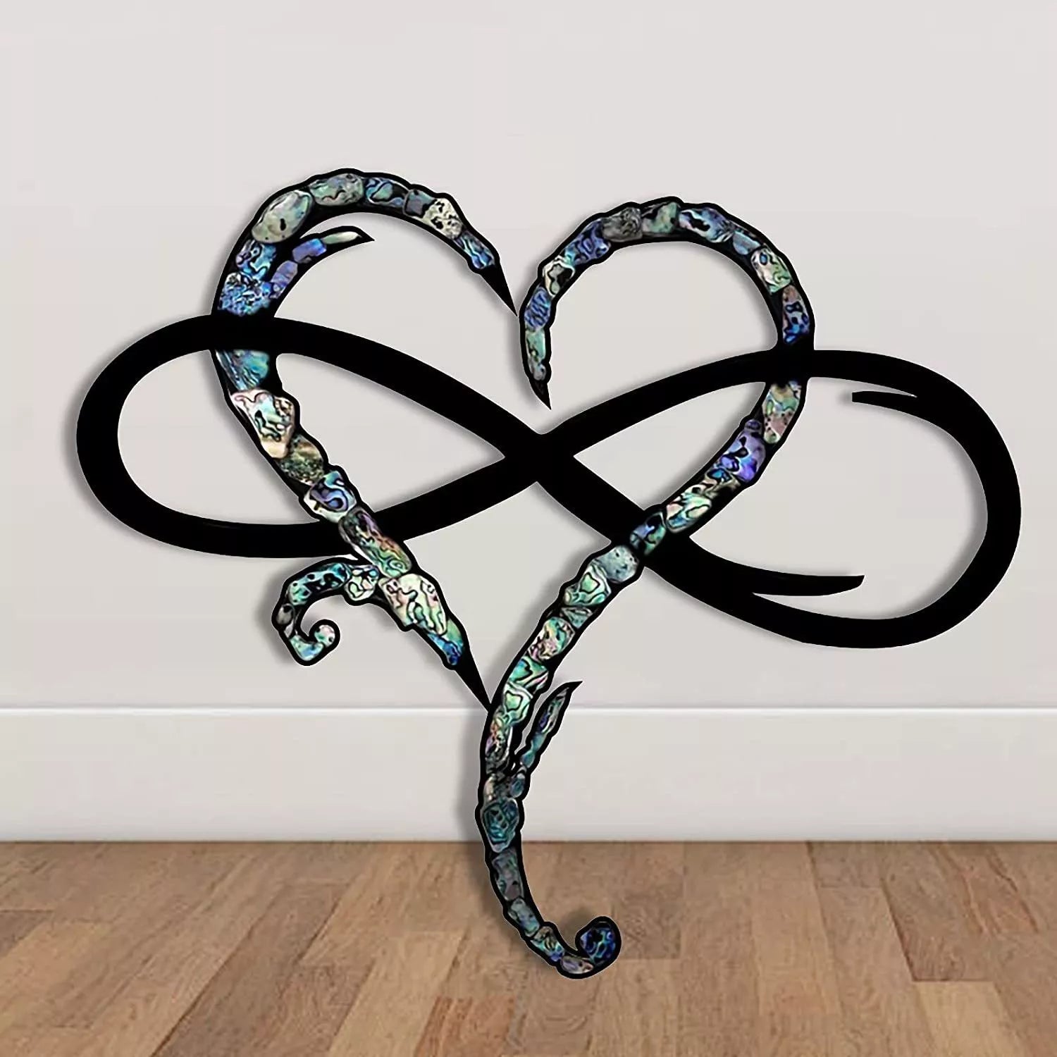 Porterclo | Décoration murale coeur infini