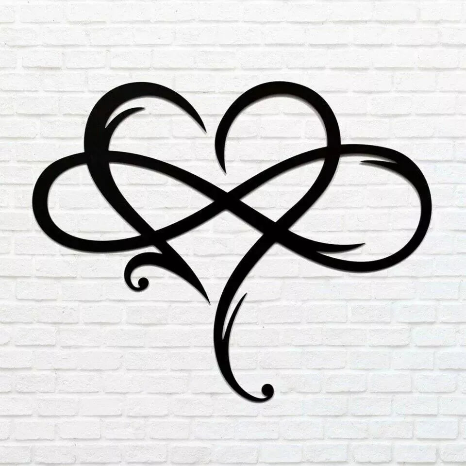 Porterclo | Décoration murale coeur infini