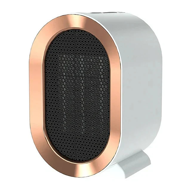 Chauffage électrique portable céramique, silencieux et compact, minuterie et sécurité anti-basculement, idéal pour pièces jusqu'à 20 m²