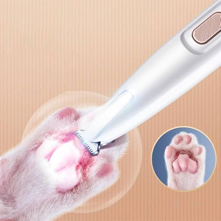 Tondeuse LED pour pattes de chien