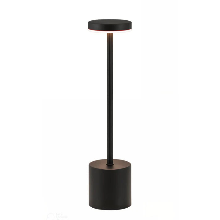Lampe de table sans fil - Lampe de chevet moderne en métal - Luminosité réglable