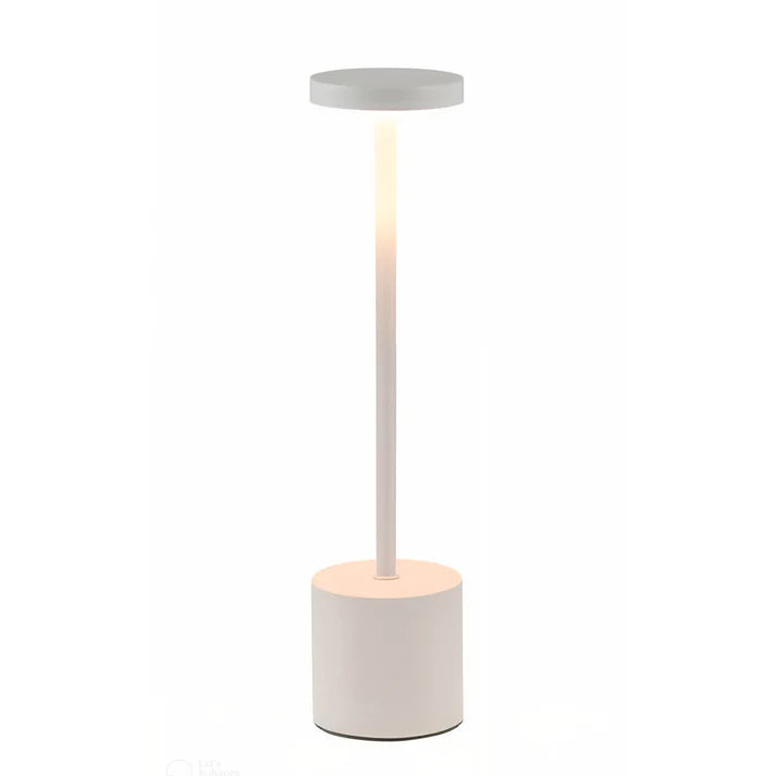 Lampe de table sans fil - Lampe de chevet moderne en métal - Luminosité réglable
