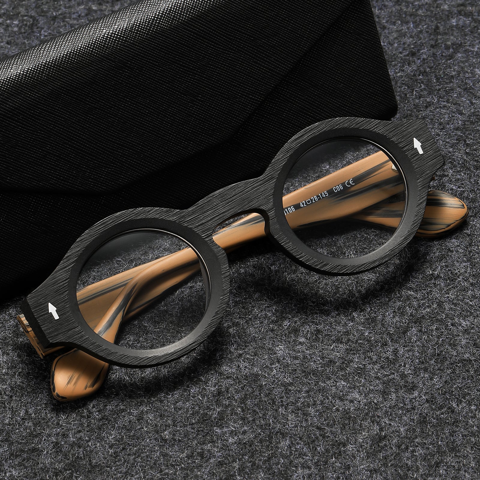 Monture de lunettes en acétate vintage Yuki