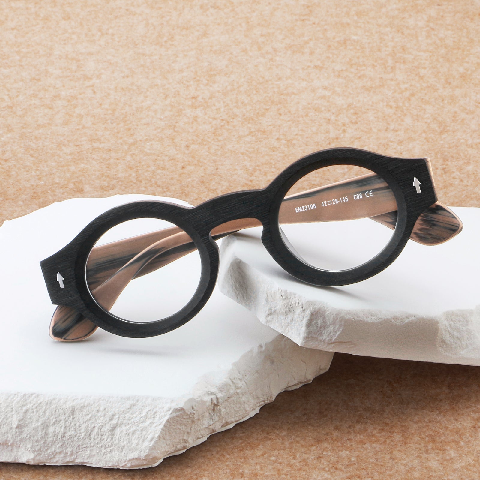 Monture de lunettes en acétate vintage Yuki