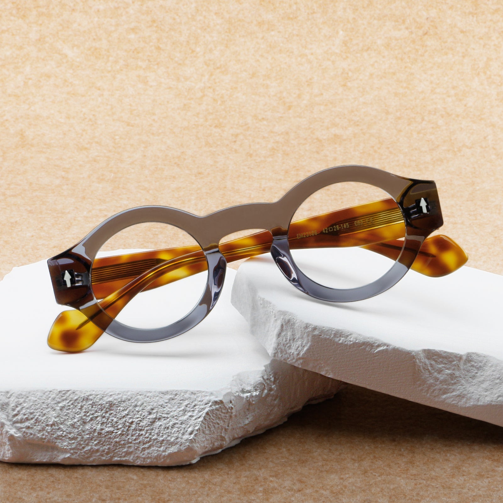 Monture de lunettes en acétate vintage Yuki
