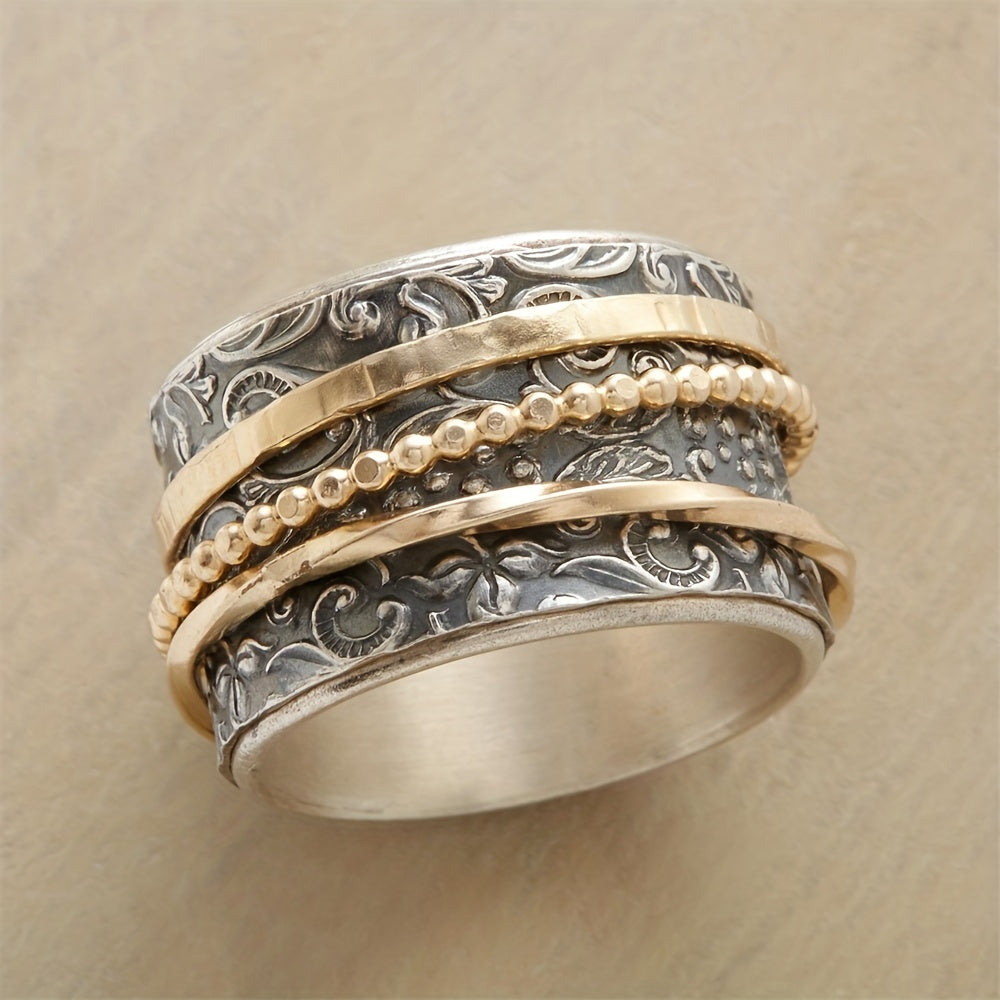 Bague Flore Dorée Antiquité Femme
