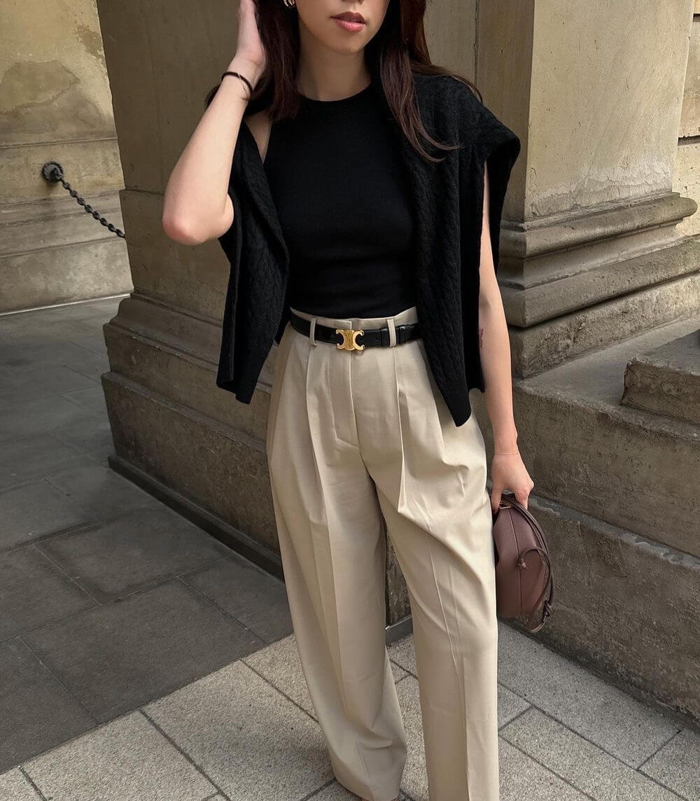 Ceinture Femme - Boucle Dorée - Style Chic